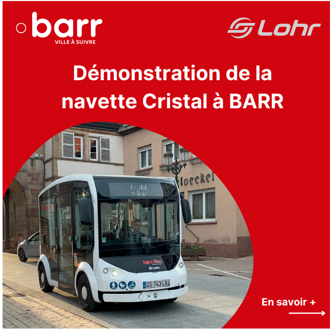 La navette Cristal à BARR